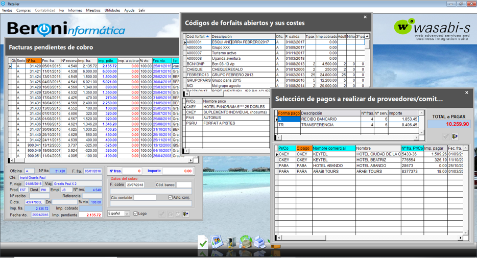 bakoffice programa de gestión para la administración de una agencia de viajes