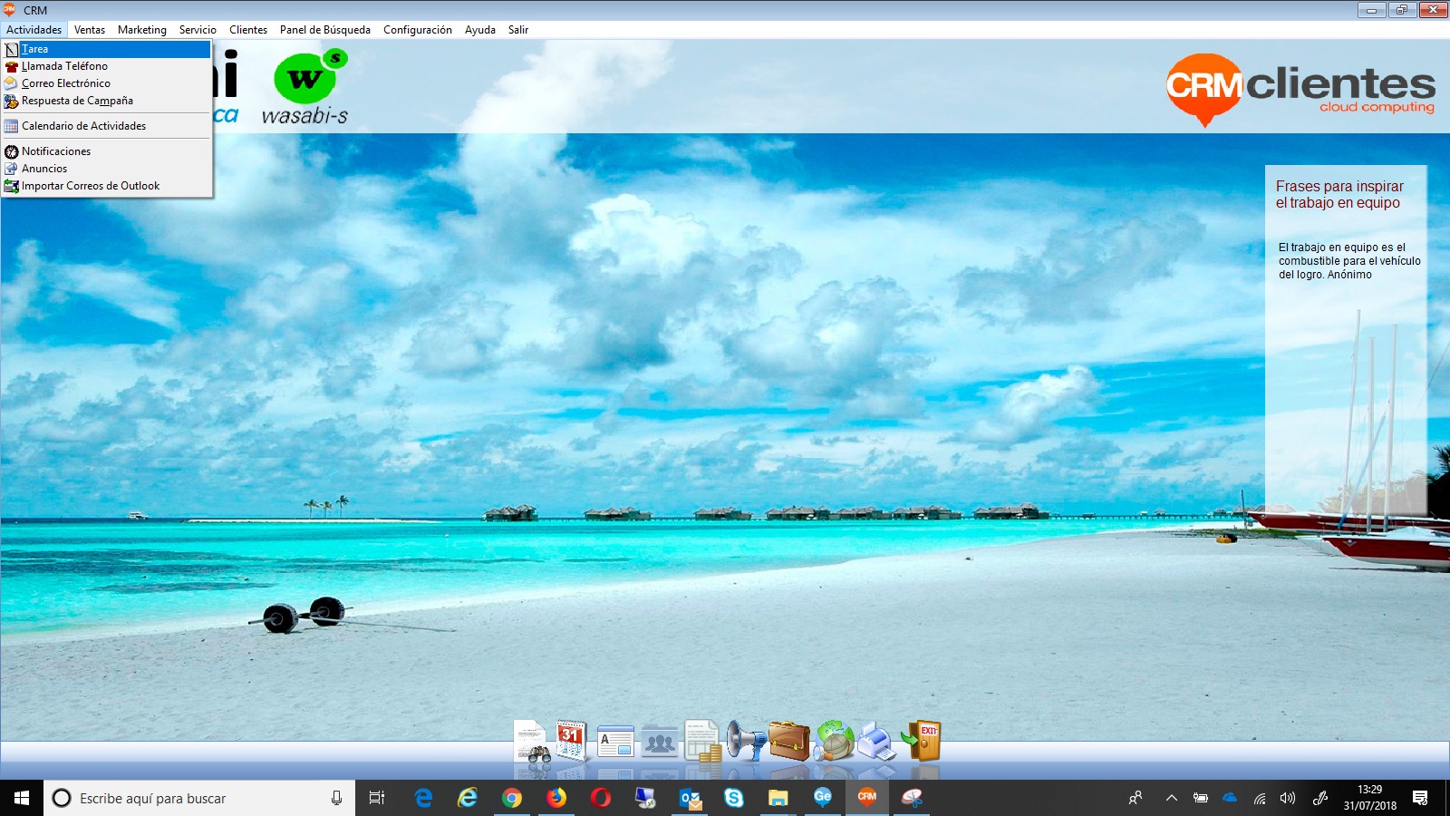 CRM Beroni para fidelizar clientes control oportunidades