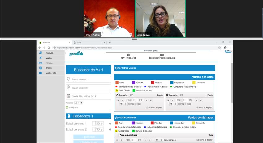 Ya disponible el buscador de Vuelo+Hotel en Geoclick para las agencias Geomoon