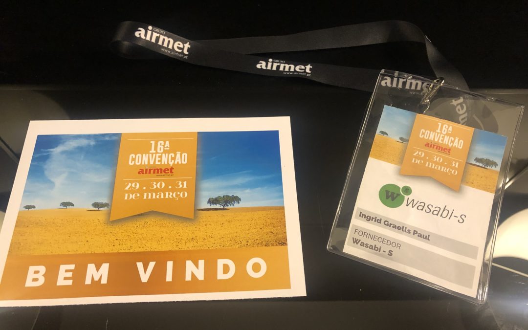 Por primera vez, presentes en la convención del Grupo Airmet Portugal.
