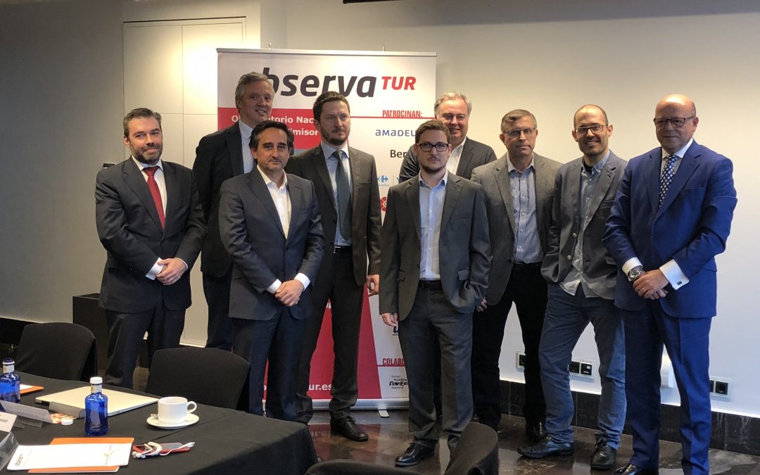 Beroni en la presentación del 1er Informe OvservaTur