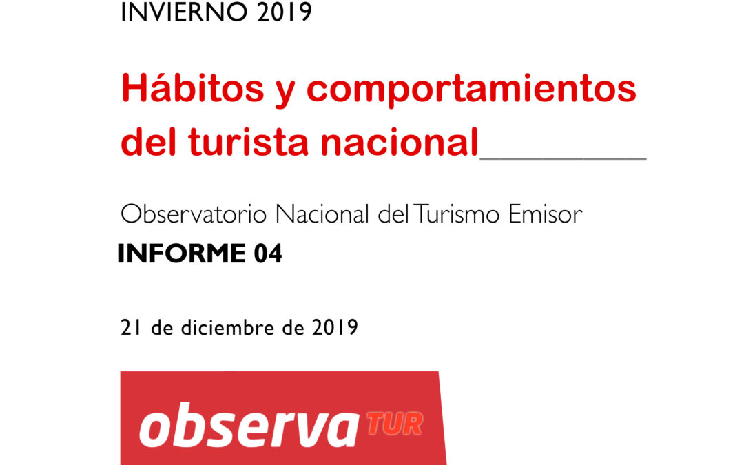 Nuevo informe de ObservaTUR a la vista. ¡Ayúdanos con éste cuestionario!