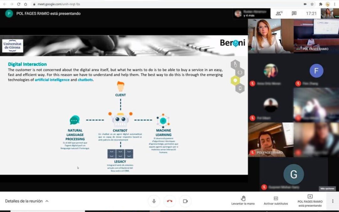 Participación en el Master de Dirección y Planificación del Turismo, de la Universitat de Girona