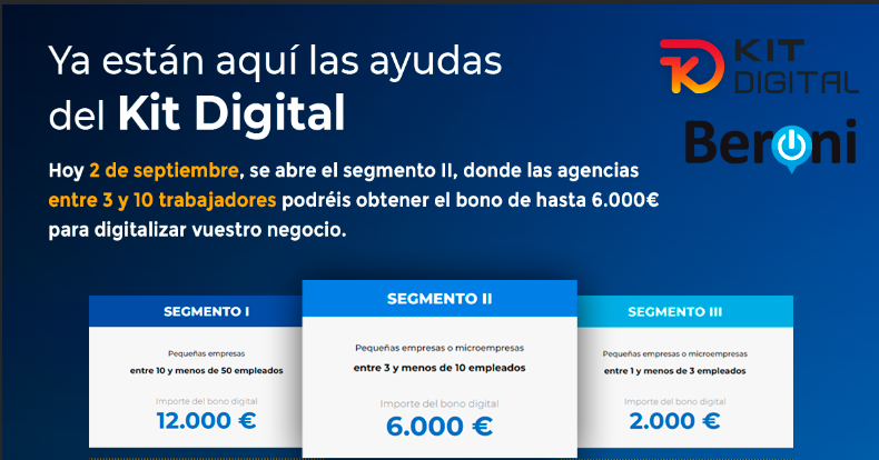 El Segmento II del Kit Digital, dotado con 500 millones de euros, ya puede solicitarse a partir de hoy