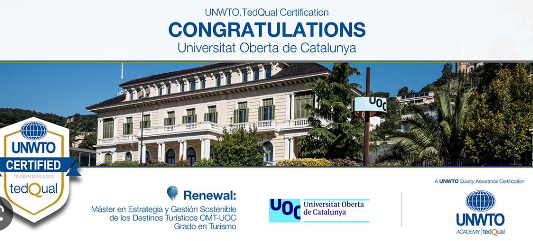 Participamos en la auditoría de renovación del certificado TedQual de la UOC, sello que otorga la OMT